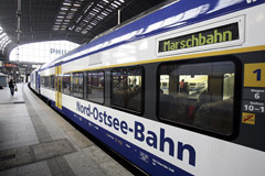 NOB testkørsel med nye togsæt. Lørdag 10. september 2005, Hamburg Hbf.