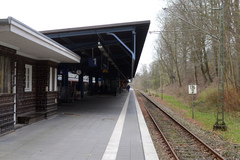 Perron for spor 1. Søndag 12. april 2015, Flensburg Hbf.