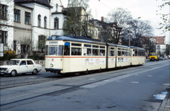 Rostocker Strasssenbahn vogn 733. Fredag 19. april 1991, Rostock