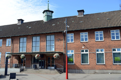 Vordingborg station gadeside. Lørdag  8. september 2012, Vordingborg