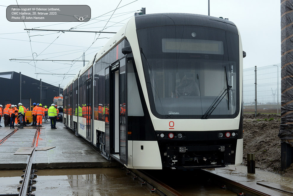 Levering af første togsæt til Odense Letbane