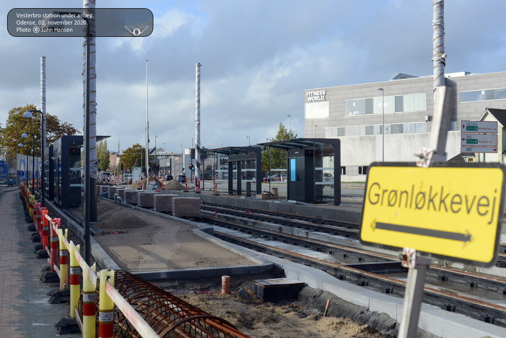 Vesterbro station under anlæg