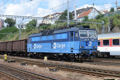 CD Cargo 363 528-1. Torsdag 11. august 2016, Bratislava hl. st.