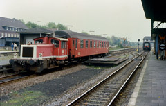 DB 333 047-9. Onsdag 16. oktober 1991, Flensburg Hbf.