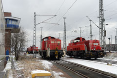 DB 295 021-0. Lørdag  3. februar 2018, Hamburg Süd