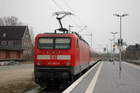 DB 143 863-9 netop ankommet med regionaltog fra Neumünster