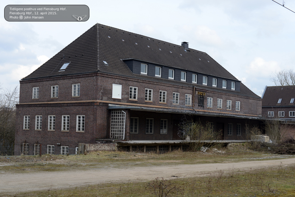 Tidligere posthus ved Flensburg Hbf.