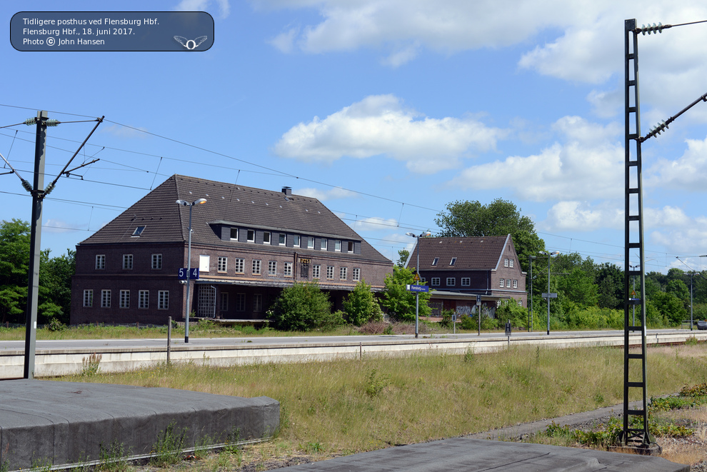 Tidligere posthus ved Flensburg Hbf.