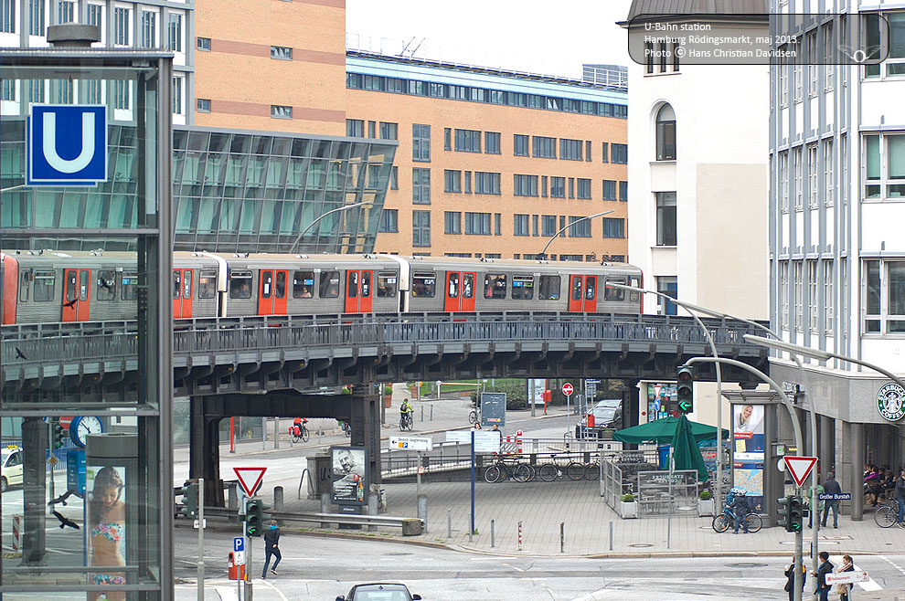 Hamburger Hochbahn stationen Rödingsmarkt