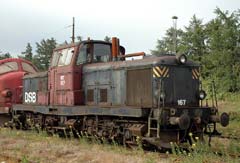 Contec Rail MT 167 holdende i Padborg, 13. juli 2009