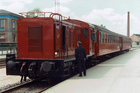LJ M 14 med udflugtstog for tyske jernbaneentusiaster