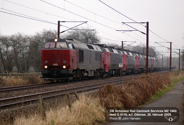 DB Schenker Rail Danmark Services MZ 1460