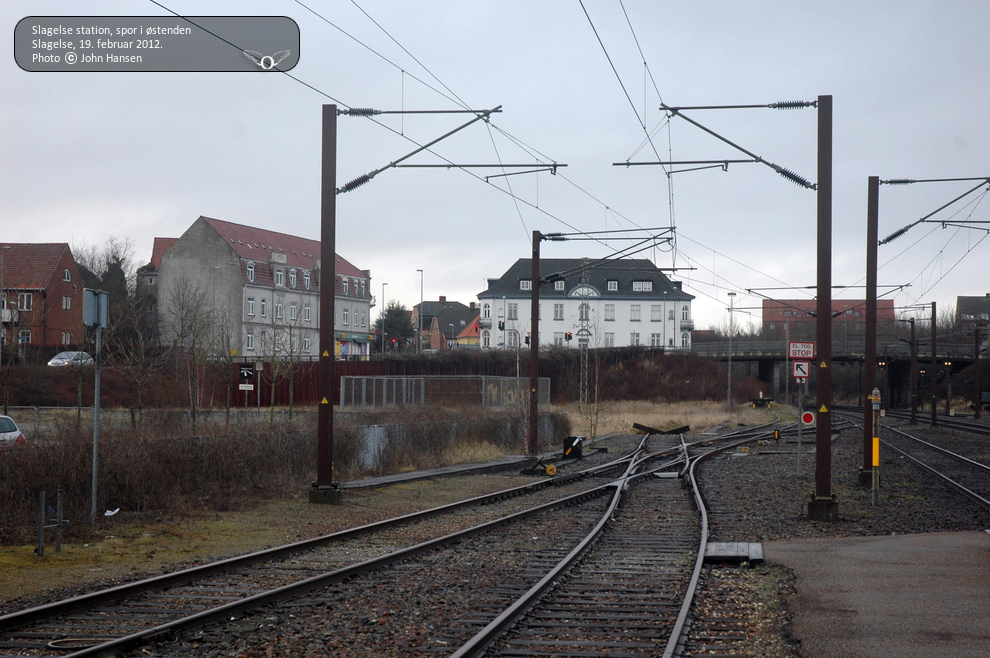 Spor i østenden af Slagelse station