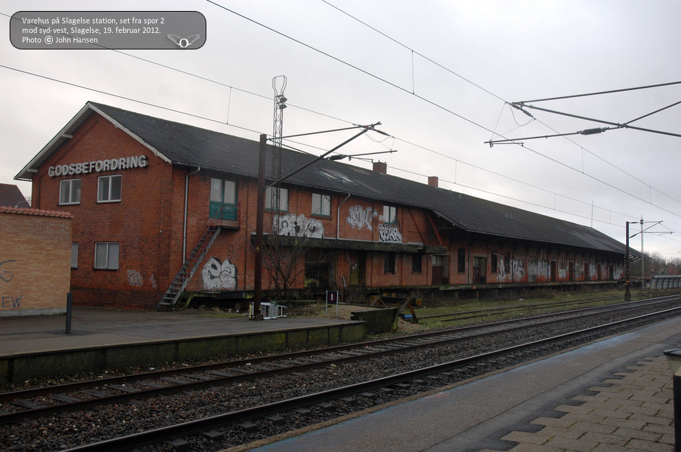 Pakhus på Slagelse station