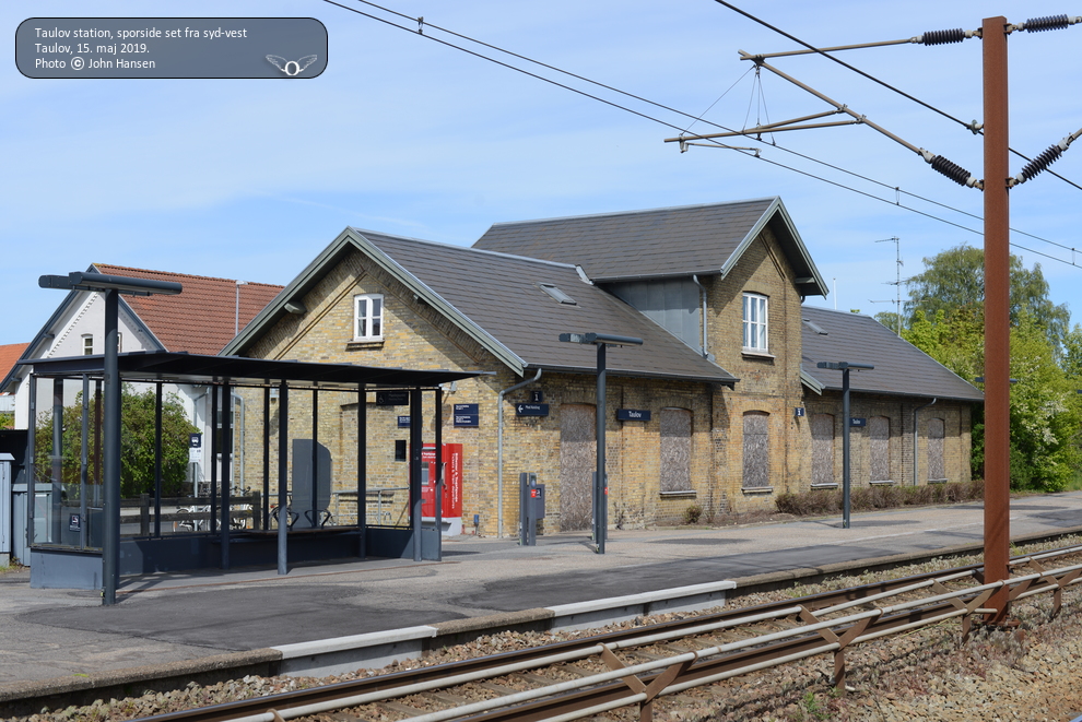 Taulov station, sporside set fra syd-vest