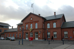 Viborg station, gadeside.