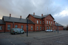 Viborg station, gadeside set fra nordøst
