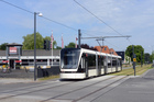 Odense Letbane togsæt 01-7 ved Ejerslykke letbanestation