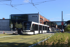 Odense Letbane togsæt 06-1 ved SDU letbanestation