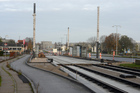 Ejerslykke Letbanestation under anlæg