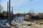 Sydenden af Hjallese Letbanestation