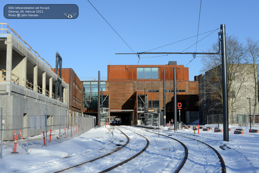 SDU letbanestation set fra syd