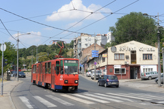 GSP Beograd sporvogn 2372. Onsdag 10. august 2016, Beograd