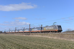 Hector Rail 241.006. Søndag 18. marts 2018, Vest for Nyborg